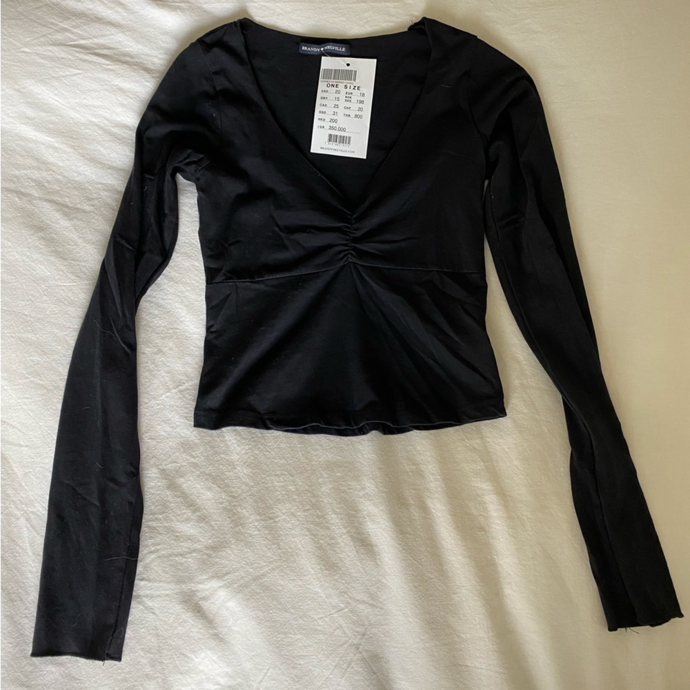 Brandy Melville long sleeve crop top